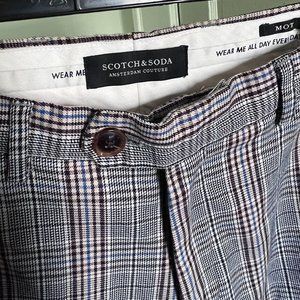 Men's Scotch and Soda Plaid Pants